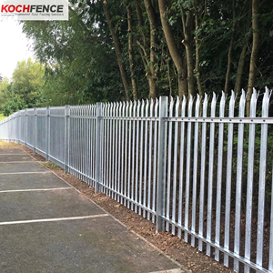 Bán Buôn Châu Âu Palisade Hàng Rào Góc Thanh Sắt Palisade Hàng Rào Và Cổng Cho Vườn - Product Image 4