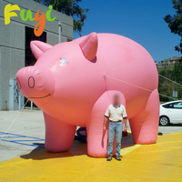 Offre Spéciale géant gonflable publicité sauter cochon héros mascotte gonflable tête de cochon dessin animé