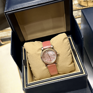 Luxury Ladies Automatic Watch Mother of Pearl Dial <b>Floating</b> Diamond Accent Two Tone Case Elegant Wristwatch - Product Image 1