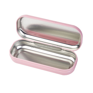 Eco-Friendly <strong>Rectangular</strong> Makeup Brushes Organizer <strong>Box</strong> Stationery Nail Clipper Nipper Storage Mini Metal <strong>Tin</strong> <strong>Box</strong> with Hinged <strong>Lid</strong> - Product Image 5