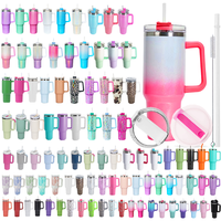 Gobelet isotherme en acier inoxydable à double paroi avec logo personnalisé, 20 oz, 30 oz, 40 oz, tasse à café de voyage, gobelet avec poignée