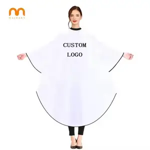 Customized Hair Cutting Salon Apron Hairdressing Barber Salon Cape with Sleeves