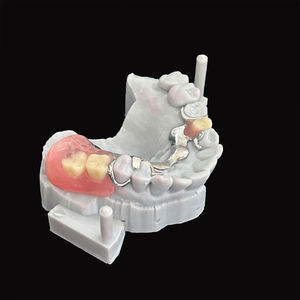 Marco de metal completo de mandíbulas <span class=keywords><strong>superior</strong></span> e inferior con <span class=keywords><strong>dentadura</strong></span> acrílica <span class=keywords><strong>parcial</strong></span> Precios súper bajos - Product Image 6