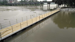 Plataforma <span class=keywords><strong>Flotante</strong></span> de Fácil Instalación, Resistente, para Ocio, Muelle <span class=keywords><strong>Flotante</strong></span>, Cubierta para Yates, Suelo de WPC para Exteriores, para Muelles junto al Lago - Product Image 2