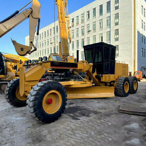 รถเกรดเดอร์มือสอง Caterpillar CAT 140H รุ่นปี 2020 ของแท้จากสหรัฐอเมริกา ใบมีด 12 ฟุต เครื่องยนต์ ปั๊ม PLC เกียร์บ็อกซ์ สำหรับงานก่อสร้างถนนและปรับระดับพื้นผิว - Product Image 1