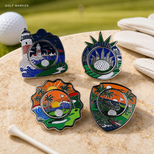 Ready Stock Magnetic <b>Golf</b> Ball Marker Removable 25mm Design for <b>Golf</b> Clubs and Promotional Gift Buyers - Product Image 1