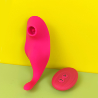 GINYA Tragbarer Slip-Vibrator für Frauen mit Fernbedienung und Starker Saugfunktion, Sexspielzeug für Damen