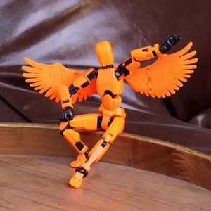 Gran tamaño Lucky 13 figura juguetes maniquí 3D impreso móvil Shapeshift <span class=keywords><strong>Robot</strong></span> figuras de acción DIY maniquí juguetes de descompresión - Product Image 4