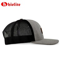 Casquette de baseball en maille éponge de haute qualité avec logo personnalisé et texte publicitaire, style hip-hop élégant pour l'extérieur et la plage