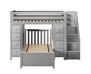 Lits superposés en bois durables confortables et bon marché en gros pour les chambres et hôtels des <span class=keywords><strong>adultes</strong></span> - Product Image 1