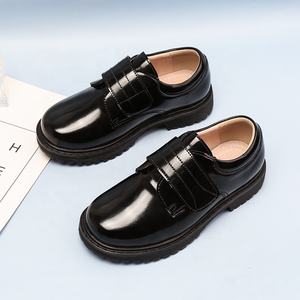 Zapatos Oxford Negros de Cuero Genuino, Estilo Británico, para Niños de Primaria y Secundaria, Zapatos de Vestir para Escolares - Product Image 5