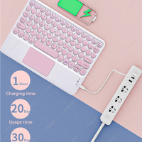 Penjualan Terbaik Keyboard dan Mouse nirkabel 10.1 inci Tablet Keyboard dan Mouse Bt