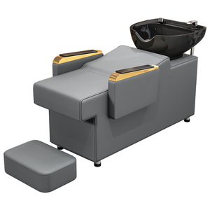 Silla de Champú Moderna, Simple y Cómoda con Lavabo de Cerámica, Duradera y Ecológica, para Salón de Belleza, Barbería y SPA - Product Image 6