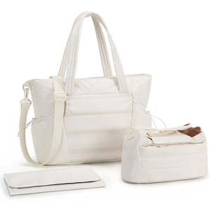 Bolsa <span class=keywords><strong>de</strong></span> Pañales Impermeable <span class=keywords><strong>de</strong></span> Nailon Estilo Nuevo, Organizador para Cochecito, Bolsa <span class=keywords><strong>de</strong></span> Bebé <span class=keywords><strong>de</strong></span> Gran Capacidad con Cambiador - Product Image 5