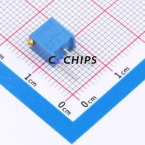 3266X-202-LF Adjustable Resistor / <b>Potentiometer</b> Through hole Component (THT)-3P,6.8x4.7mm Resistor 2kOhm 10% 500mW 250ppm/ - Product Image 1