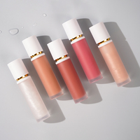 Gloss à lèvres repulpant de maquillage OEM Marque privée Vegan Brillant à lèvres hydratant de marque privée