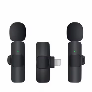 Microphone sans fil K9 Microphone Lavalier sans fil portable pour iPhone Android Plug-Play Enregistrement Live Stream YouTube Facebook - Product Image 2