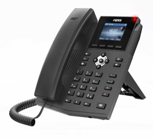 Téléphone IP SIP d'entrée de gamme Fanvil <span class=keywords><strong>X3SP</strong></span> compatible PoE, écran LCD couleur 2,4 pouces 320*240, 4 lignes SIP, 2 ports RJ45 10/100M, audio HD, conférence 3 voies - Product Image 2