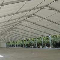 Tentes de réception extérieures robustes pour événements, fêtes et mariages, avec toile et tissu PVC imperméables, pour 50 à 1000 personnes, taille personnalisable