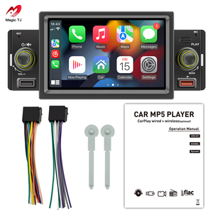 Venta al por mayor 5 ''Single Din Dashboard GPS CarPlay <span class=keywords><strong>MP5</strong></span> <span class=keywords><strong>Reproductor</strong></span> estéreo con inalámbrico Android Auto Radio Conexión USB 1 año de garantía - Product Image 3