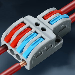 Multi Port Quick Wire Connector Terminal Block Universal Solid Stranded Spring Pressed Copper Contact Efficient <b>Panel</b> <b>Lighting</b> - Product Image 2