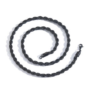 قلادة عصرية رخيصة ذهبية وفضية 3 من الفولاذ المقاوم للصدأ 18 "20" 22 "24" 30" - Product Image 4