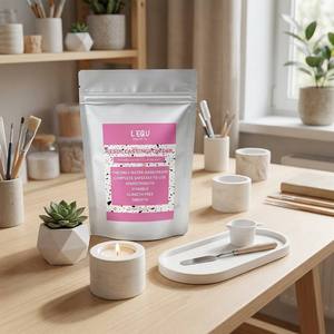 LEQU Happy And Fun Poudre de résine pour moulage en vrac 1000g, plâtre de gypse haute résistance et durable pour fournitures d'artisanat en gros - Product Image 3