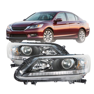 Paire de phares pour Accord 2013-2015 LX EX EX-L Version US Halogène Re # 33150-T2A-A01 33100-T2A-A01 H11+<span class=keywords><strong>HB3</strong></span> 12V 55W Projecteur simple - Product Image 1