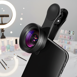 2025 nuevo diseño 15X lente Macro anillo de luz para iPhone 13 <span class=keywords><strong>Pro</strong></span> Max Pentax Sigma vidrio óptico recubierto de 7 capas de doble cara - Product Image 1