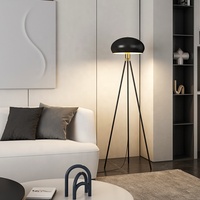 Lampe sur pied minimaliste nordique à LED blanche/noire E27*3, lampe sur pied moderne américaine à trépied, style industriel