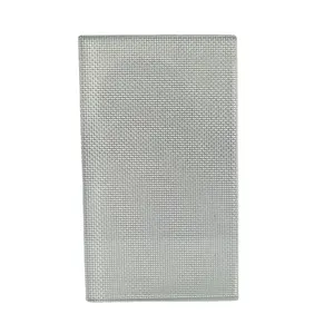 Weaved Wired Silver Mesh Laminated Glass