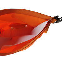 Boya flotante de superficie de buceo para entrenamiento de natación, boya flotante inflable de nailon de PVC, bolsa seca, mochila para agua abierta