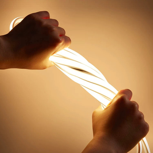 Điện áp cao COB màu duy nhất 8 mét rộng 320 <span class=keywords><strong>LED</strong></span> Strip ánh sáng màu trắng - Product Image 1