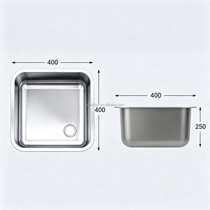 Équipement de restauration commerciale, évier en acier inoxydable, bac à laver pour cuisine, restaurant, hôtel - Product Image 4