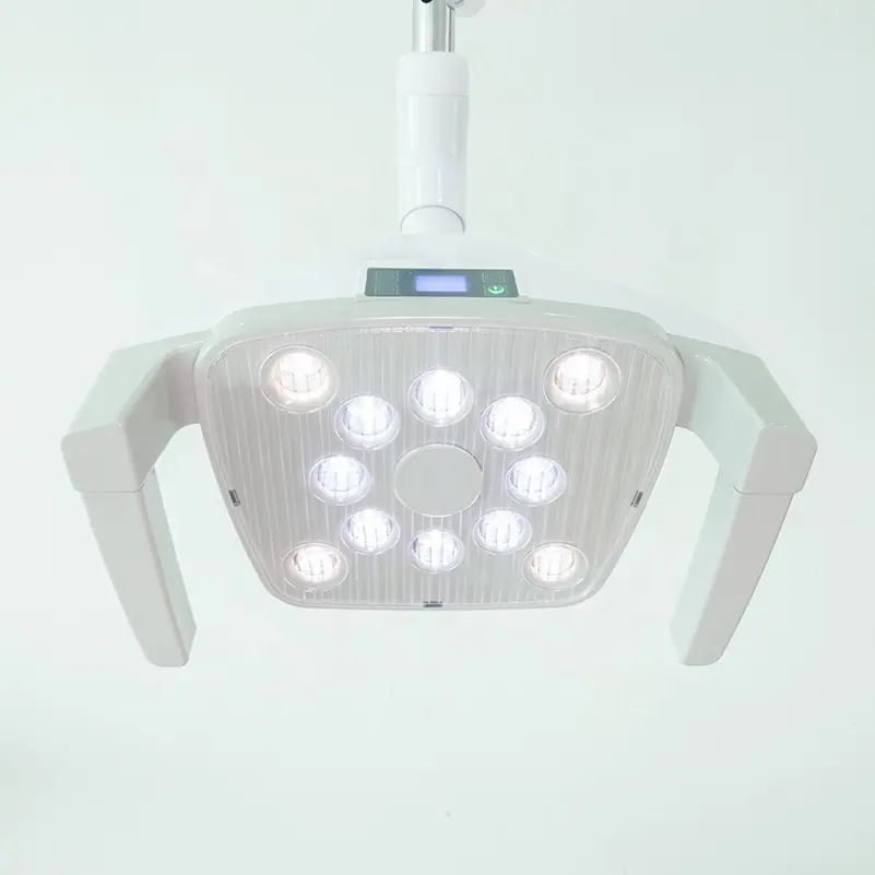 Sensor-switched dental LED light for dental chair unit 12-bulb dental LED light