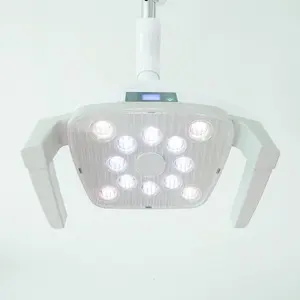 Lumière LED dentaire à capteur pour unité de fauteuil dentaire Lumière LED dentaire à 12 ampoules