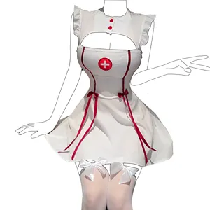 Japanese Mature Women Sexy Lingerie Erotic Female Sensual Nurse Temptation Pajamas Uniform Hot Passion Set