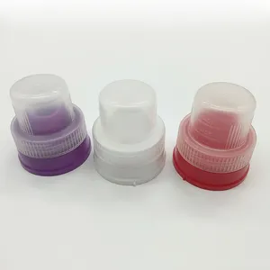 M45mm M56mm PP Plastic Laundry Detergent Spout Bottle Cap With Measuring Cup Cap