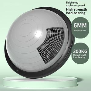 Ballon d'équilibre semi-circulaire de sport en PVC pour fitness, entraînement de base, équipement de brûlage des graisses <span class=keywords><strong>Bobi</strong></span>, ballon de yoga pour le remodelage corporel et le renforcement musculaire - Product Image 4