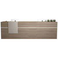 Comptoir de réception pour hôtel, bureau, hall d'entrée, mobilier de bureau, bureau d'accueil