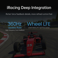 Base de Volante de Carreras MOZA R16 Ultra Sim, Procesador de 600MHz, Algoritmo NexGen Force 4.0 FFB, Rotación Ilimitada, Simulador de Carreras para PC