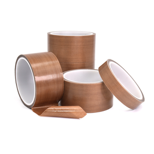Cinta de Tela de Vidrio de Alta Temperatura con Adhesivo de Silicona, de una Sola Cara, Sensible a la Presión, para Empaquetado y Enmascaramiento - Product Image 1