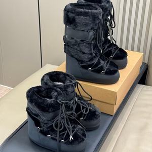 Botas de Nieve para Hombre, Otoño-Invierno 2026, con Forro de Piel Sintética, Cómodas y Cálidas, con Suela Gruesa - Product Image 3