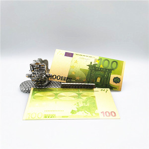 Billete Conmemorativo de 500 Euros y 200 Euros con Lámina de Oro, para Colección o Regalo - Product Image 2