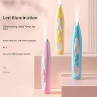 Tondeuse Électrique Anti-Pincement pour Poils d'Animaux avec LED, Tondeuse à Griffes pour Chat, Rechargeable sur Batterie, Vente en Gros