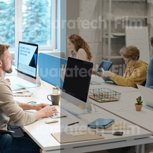 Pellicola per Vetri in PVC Nano Moderna con Garanzia di 5 Anni, Pellicola Decorativa per Finestre con Effetto Privacy Unidirezionale LDC - Product Image 6