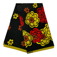 Nouveau Produit Phare : Tissu Ciré Javanais Africain Personnalisé en Polyester Effet Or