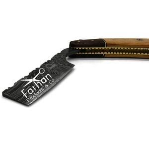 RZ มีดโกน YAKIMA Series E ใบมีดเหล็กดามัสกัส5Oz 6.75ปิด3 Blade.5เปิด - Product Image 5