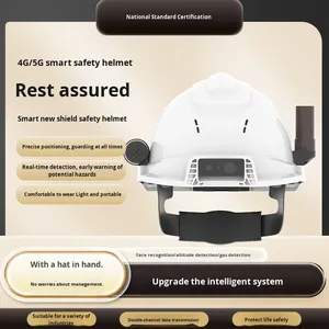 <span class=keywords><strong>Casque</strong></span> <span class=keywords><strong>de</strong></span> sécurité intelligent 4G WiFi à double module avec caméra 1080P, GPS, vidéo en temps réel, <span class=keywords><strong>audio</strong></span> bidirectionnel, en ABS, pour la construction et l'exploitation minière - Product Image 5
