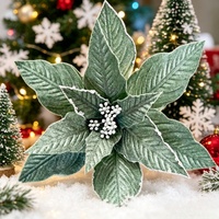 Großhandel Künstliche Weihnachtsblumen Weihnachtsstern-Stiele zum Fabrikpreis